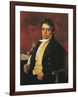 Italy, Bologna, Portrait of Ludwig Van Beethoven-null-Framed Giclee Print