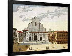 Italy, Bologna, San Petronio Cathedral in Venice-null-Framed Giclee Print