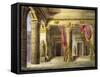 Italy, Bologna, Set Design for Nabucco-null-Framed Stretched Canvas