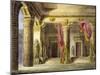 Italy, Bologna, Set Design for Nabucco-null-Mounted Giclee Print