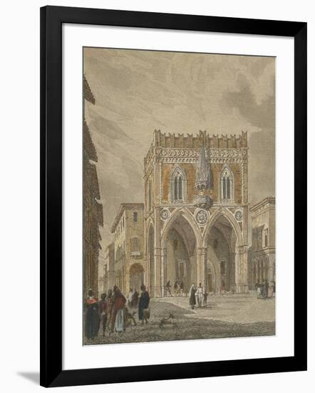 Italy, Bologna, the Loggia Dei Mercanti in Venice-null-Framed Giclee Print