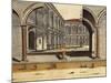 Italy, Bologna, View of the Central Court the Public Study-null-Mounted Giclee Print