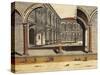 Italy, Bologna, View of the Central Court the Public Study-null-Stretched Canvas