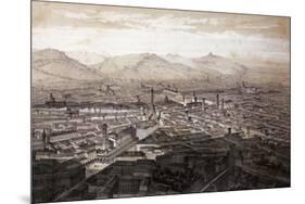 Italy, Bologna, View of the City in 1850-null-Mounted Giclee Print