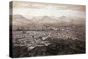 Italy, Bologna, View of the City in 1850-null-Stretched Canvas