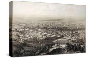 Italy, Bologna, View of the City in 1850-null-Stretched Canvas