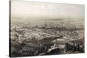 Italy, Bologna, View of the City in 1850-null-Stretched Canvas