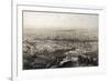 Italy, Bologna, View of the City in 1850-null-Framed Premium Giclee Print