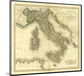 Italy, c.1799-John Cary-Mounted Art Print
