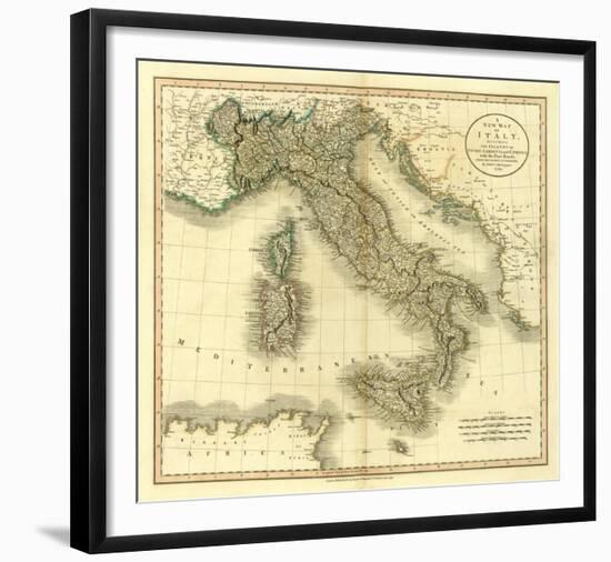 Italy, c.1799-John Cary-Framed Art Print