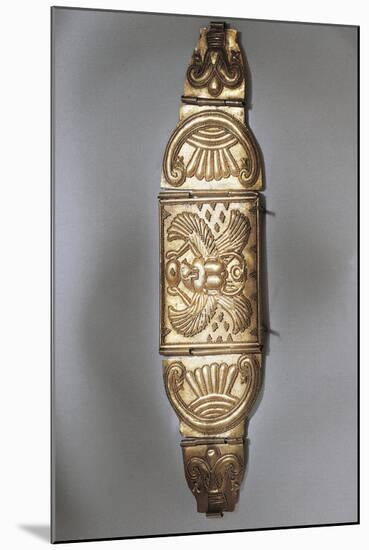 Italy, Cagliari, Gold Bracelet with Scarab, Palmettes and Lotus Flowers, Found on from Sardinia-null-Mounted Giclee Print