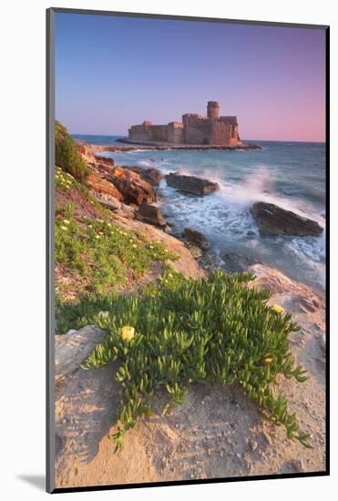 Italy, Calabria, Crotone, Sunset at Le Castella-Alfonso Morabito-Mounted Photographic Print