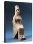 Italy, Calabria, Locri, Medma, Goddess Seated on Throne, Terracotta-null-Stretched Canvas