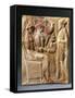 Italy, Calabria, Locri, Pinax Depicting a Man Bringing a Seated Couple an Offer, Terracotta-null-Framed Stretched Canvas