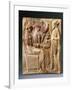 Italy, Calabria, Locri, Pinax Depicting a Man Bringing a Seated Couple an Offer, Terracotta-null-Framed Giclee Print