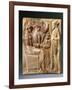 Italy, Calabria, Locri, Pinax Depicting a Man Bringing a Seated Couple an Offer, Terracotta-null-Framed Giclee Print