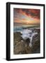 Italy, Calabria , Sunset at Leucopetra Cliff-Alfonso Morabito-Framed Photographic Print