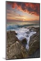 Italy, Calabria , Sunset at Leucopetra Cliff-Alfonso Morabito-Mounted Photographic Print