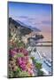 Italy, Campagnia, Amalfi Coast, Amalfi. The town of Amalfi.-Francesco Iacobelli-Mounted Photographic Print