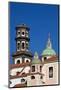 Italy, Campania, Atrani, Amalfi Coast. This is the dome and bell tower of Santa Maria.-Julie Eggers-Mounted Photographic Print