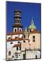 Italy, Campania, Atrani, Amalfi Coast. This is the dome and bell tower of the church of Santa Maria-Julie Eggers-Mounted Photographic Print