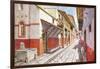 Italy, Campania, Ercolano, Reconstruction of Cardo IV-null-Framed Giclee Print