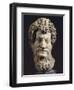 Italy, Campania, Ercolano, Satyr Head-null-Framed Giclee Print