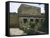 Italy, Campania, Herculaneum, Peristyle Surrounding Garden of House of Mosaic Atrium-null-Framed Stretched Canvas