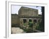 Italy, Campania, Herculaneum, Peristyle Surrounding Garden of House of Mosaic Atrium-null-Framed Giclee Print