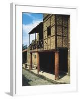Italy, Campania, Herculaneum, View of Trellis House BC-null-Framed Giclee Print