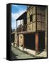 Italy, Campania, Herculaneum, View of Trellis House BC-null-Framed Stretched Canvas