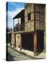 Italy, Campania, Herculaneum, View of Trellis House BC-null-Stretched Canvas