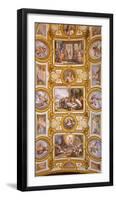 Italy, Campania, Naples. a Painted Church Ceiling.-Ken Scicluna-Framed Photographic Print