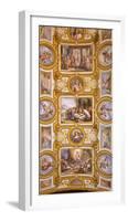 Italy, Campania, Naples. a Painted Church Ceiling.-Ken Scicluna-Framed Photographic Print