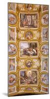 Italy, Campania, Naples. a Painted Church Ceiling.-Ken Scicluna-Mounted Photographic Print