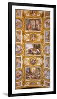 Italy, Campania, Naples. a Painted Church Ceiling.-Ken Scicluna-Framed Photographic Print