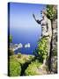 Italy, Campania, Napoli District, Anacapri, Solaro Mount, the Statue of Emperor Augustus, View from-Francesco Iacobelli-Stretched Canvas