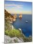 Italy, Campania, Napoli District, Capri, Faraglioni-Francesco Iacobelli-Mounted Photographic Print