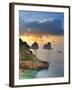 Italy, Campania, Napoli District, Capri, Faraglioni-Francesco Iacobelli-Framed Photographic Print