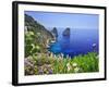 Italy, Campania, Napoli District, Capri, Faraglioni-Francesco Iacobelli-Framed Photographic Print