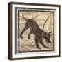 Italy, Campania, Pompeii, Mosaic Work Depicting a Dog-null-Framed Premium Giclee Print