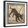 Italy, Campania, Pompeii, Mosaic Work Depicting a Dog-null-Framed Giclee Print
