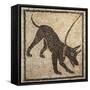 Italy, Campania, Pompeii, Mosaic Work Depicting a Dog-null-Framed Stretched Canvas