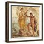 Italy, Campania, Pompeii, Perseus Freeing Andromeda from the House of the Five Skeletons-null-Framed Giclee Print