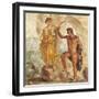 Italy, Campania, Pompeii, Perseus Freeing Andromeda from the House of the Five Skeletons-null-Framed Giclee Print