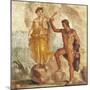 Italy, Campania, Pompeii, Perseus Freeing Andromeda from the House of the Five Skeletons-null-Mounted Giclee Print