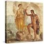 Italy, Campania, Pompeii, Perseus Freeing Andromeda from the House of the Five Skeletons-null-Stretched Canvas