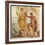 Italy, Campania, Pompeii, Perseus Freeing Andromeda from the House of the Five Skeletons-null-Framed Giclee Print