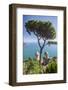 Italy, Campania, Ravello. Amalfi Coast and the towers of Villa Rufolo in the hilltop town-Julie Eggers-Framed Photographic Print