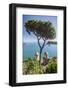 Italy, Campania, Ravello. Amalfi Coast and the towers of Villa Rufolo in the hilltop town-Julie Eggers-Framed Photographic Print